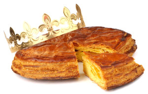 La galette des rois et sa couronne